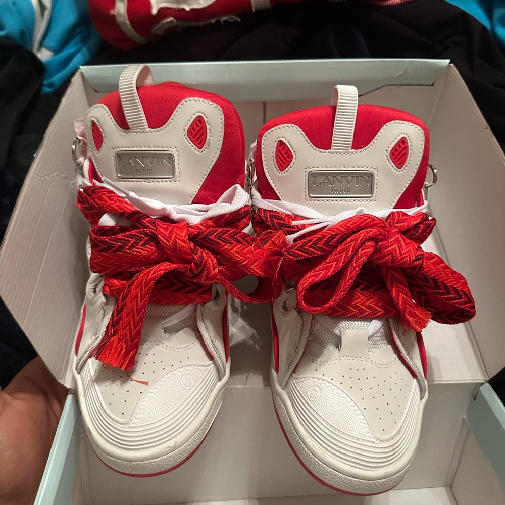 Lanvin sneakers ‘White Red’